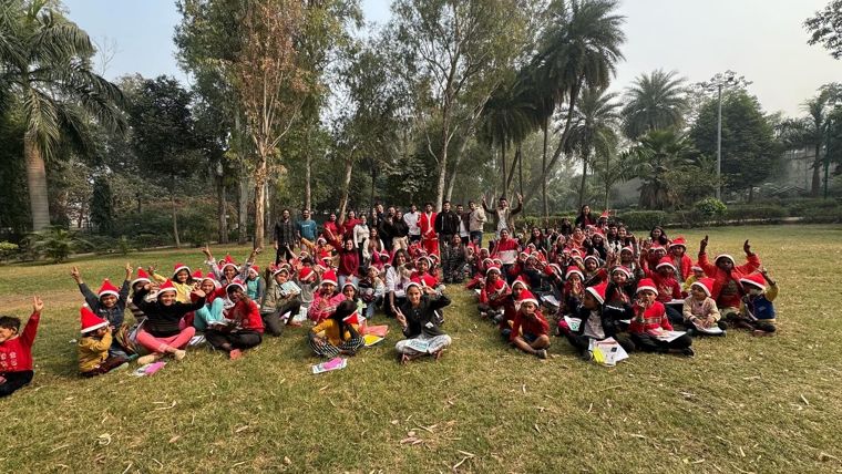 A group gathering at one of our events