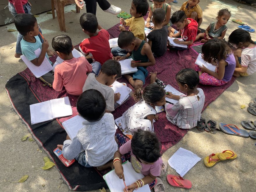 A weekend classroom session