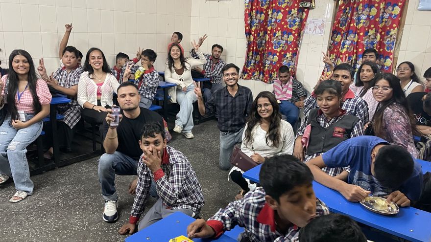 A festive community celebration